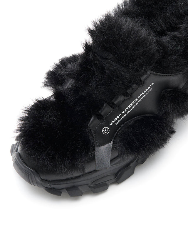 Chunky Fur Sneakers