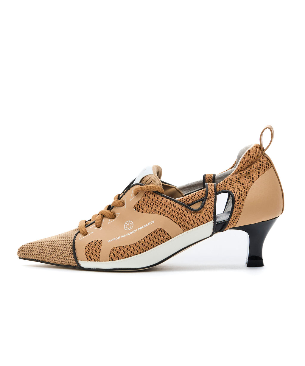 High-Tech Sneaker Pumps - Camel – MAISON MAVERICK PRESENTS