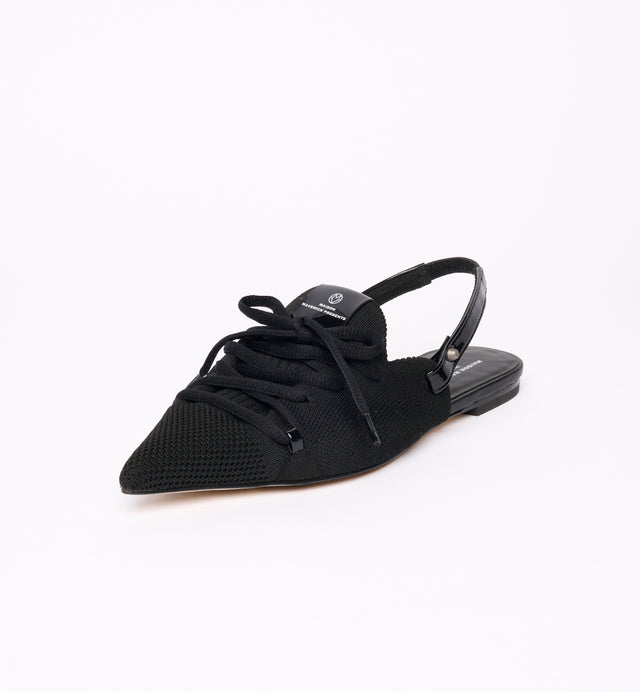 Lace-Up Slingback Flats