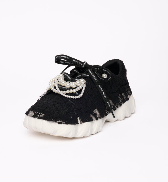 Pearl x Lace Sneakers