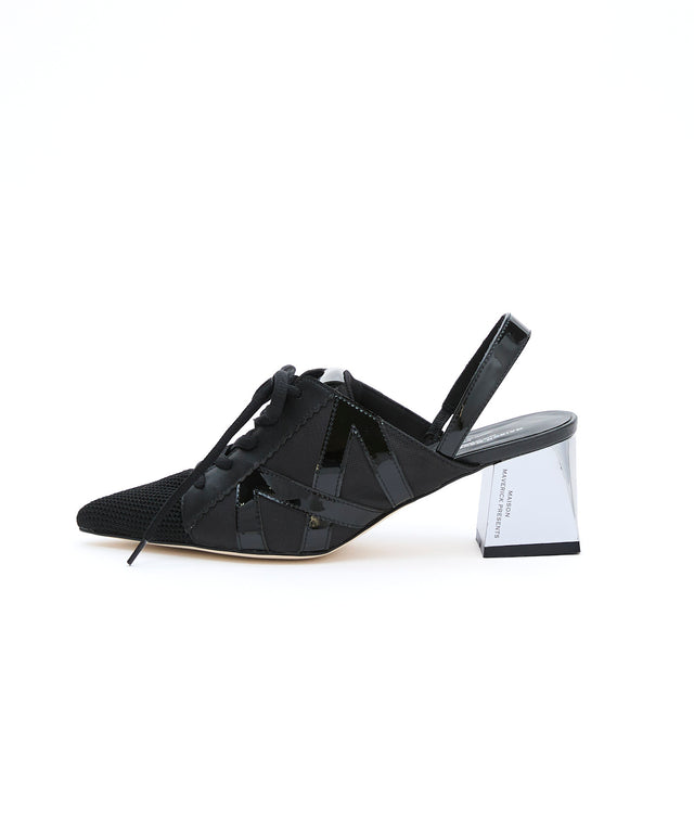 Hybrid Sneaker Metallic Heels