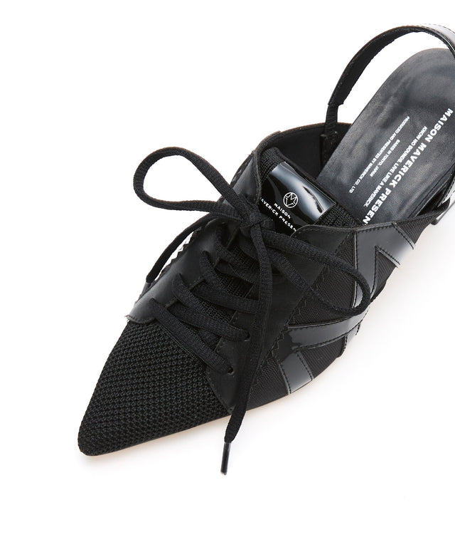 Hybrid Sneaker Metallic Heels