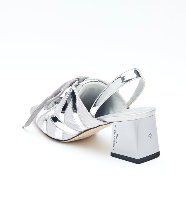 Hybrid Sneaker Metallic Heels