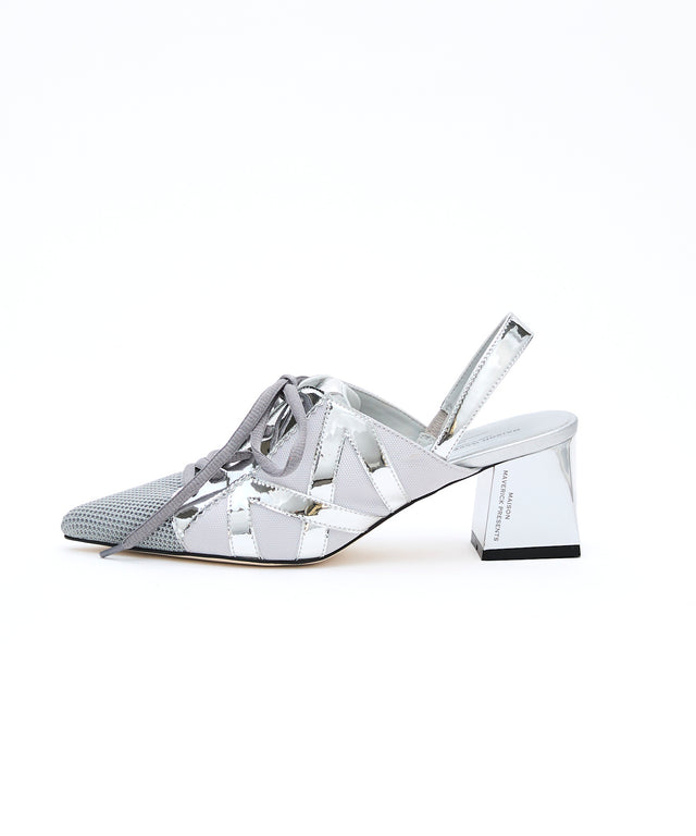 Hybrid Sneaker Metallic Heels