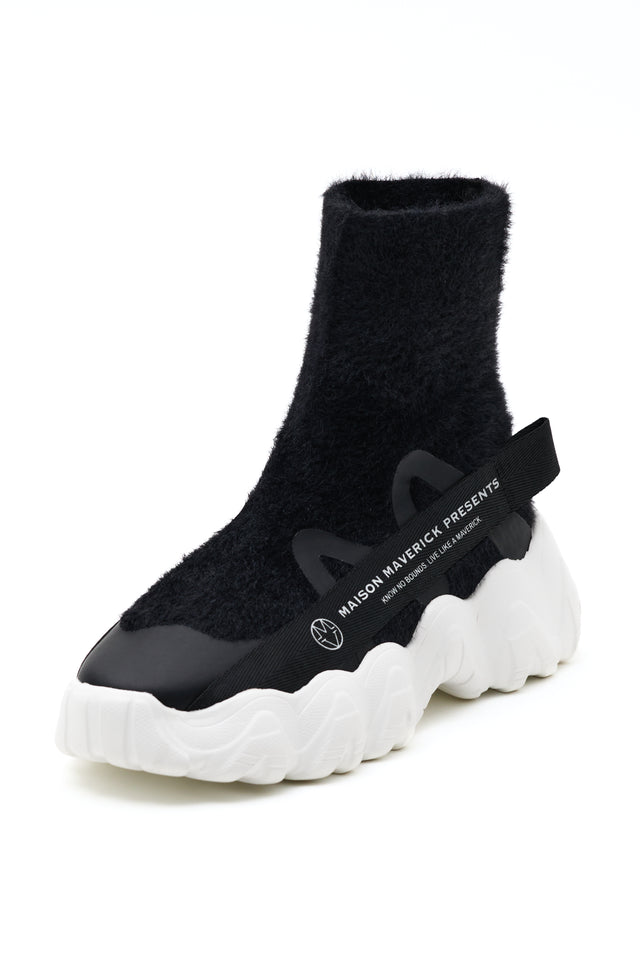 Short-Haired High-Top Sneakers