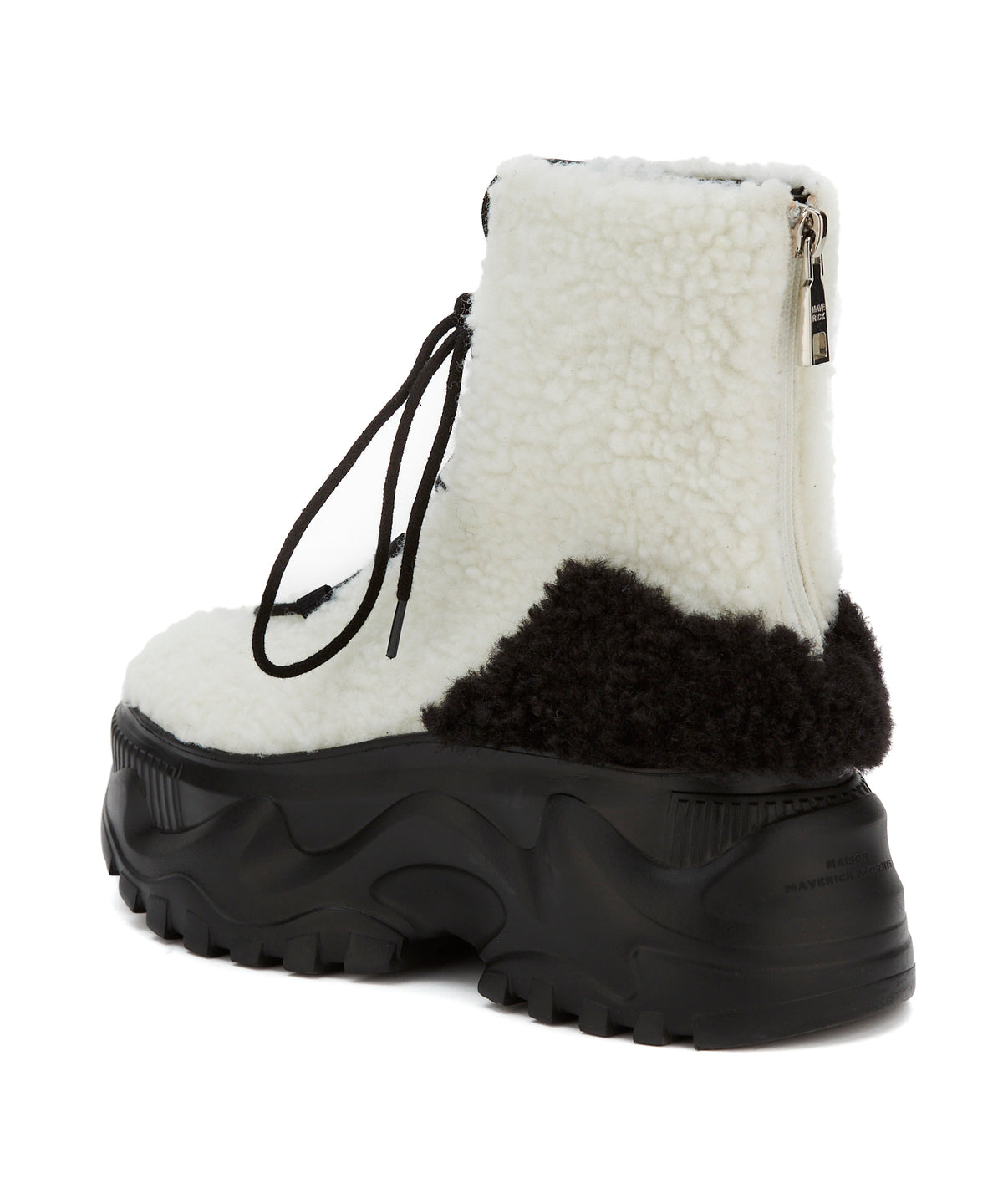 Furry Poodle Chunky Boots