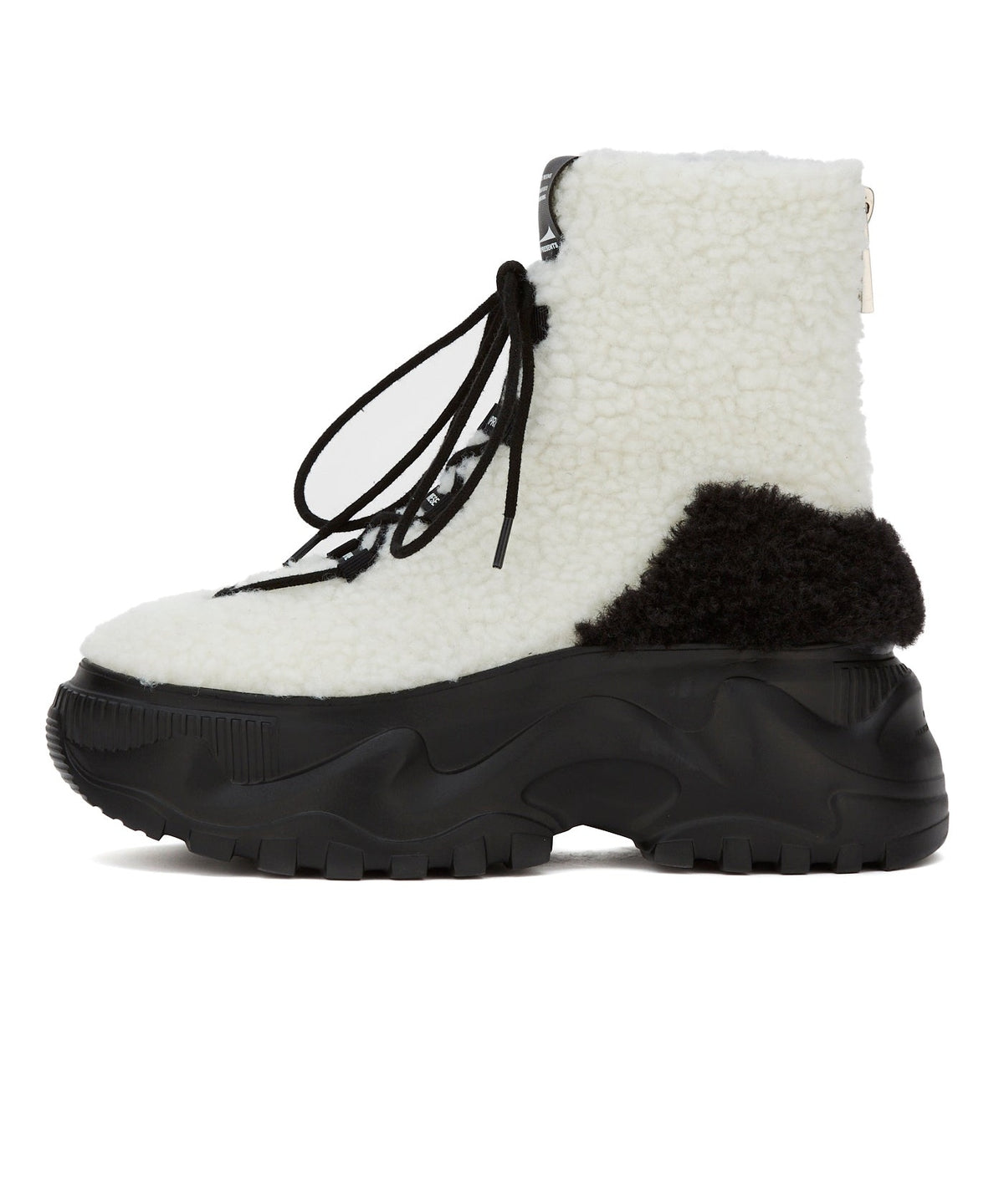 Furry Poodle Chunky Boots