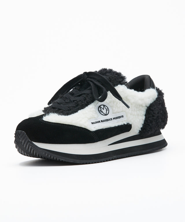 Poodle Retro Runner Sneakers - White