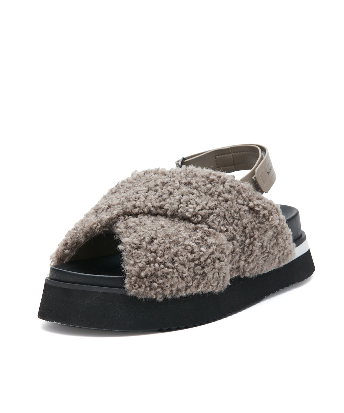 Chunky Sole Boa Sandals