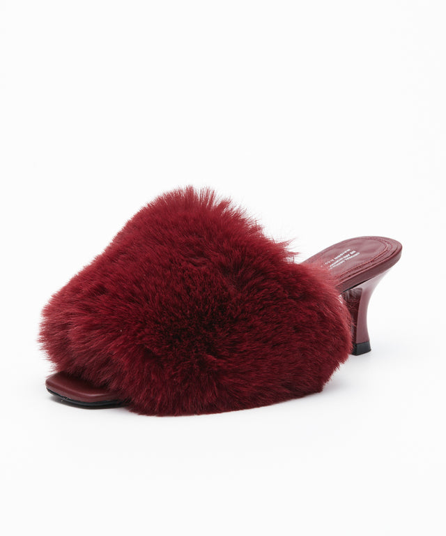 Slip-On Fur Mules