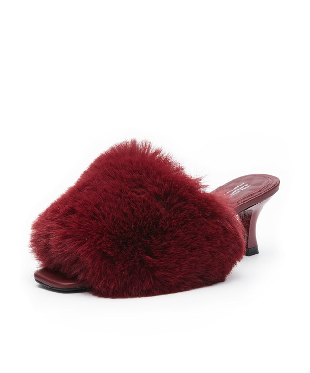 Slip-On Fur Mules