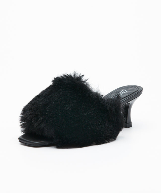 Slip-On Fur Mules