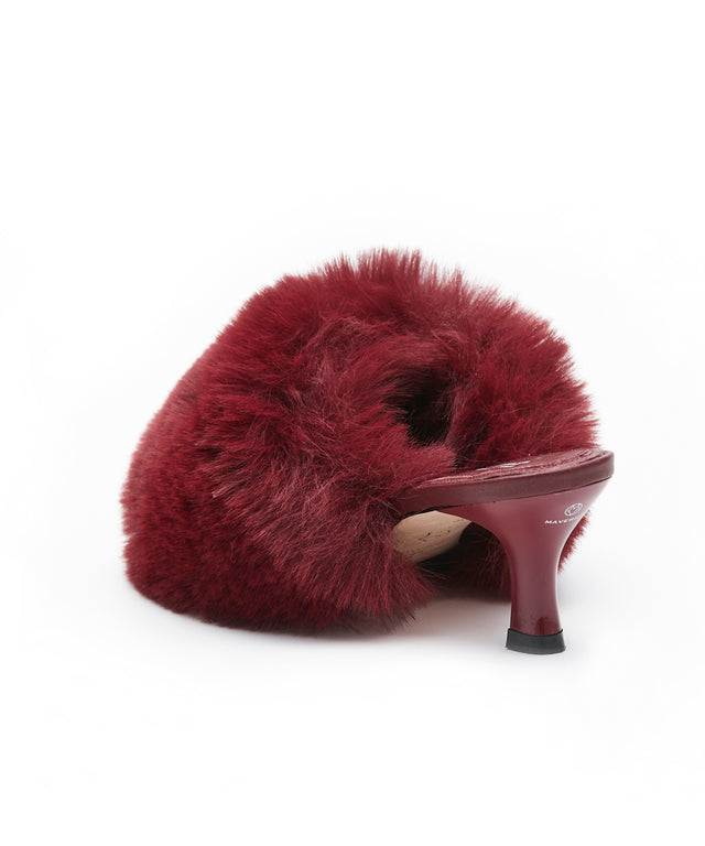 Slip-On Fur Mules