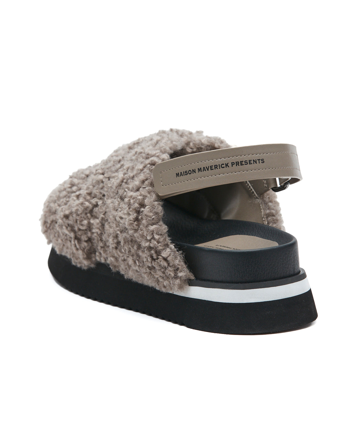 Chunky Sole Boa Sandals