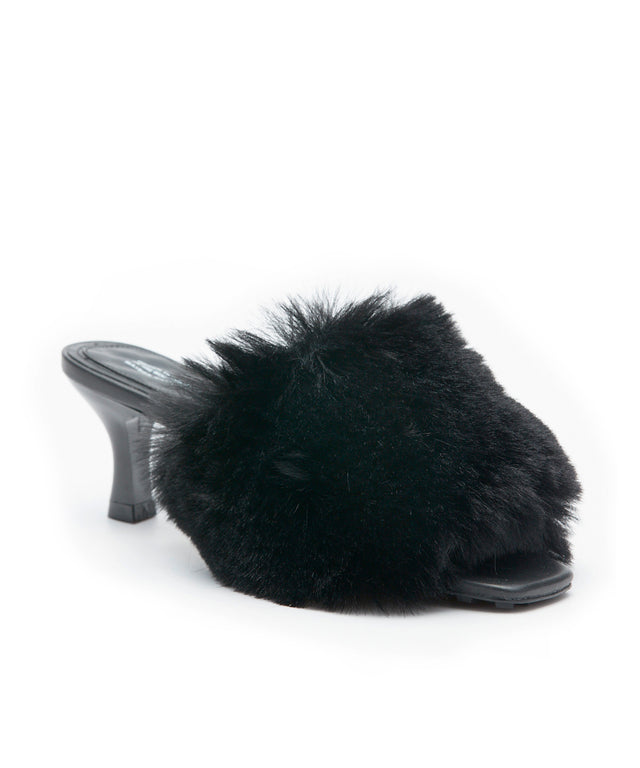 Slip-On Fur Mules