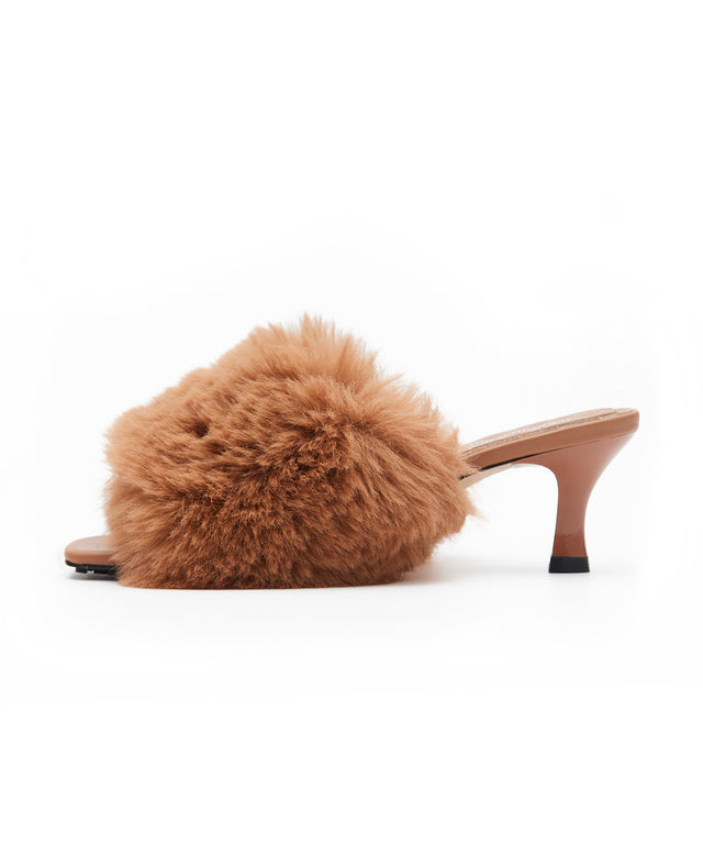 Slip-On Fur Mules