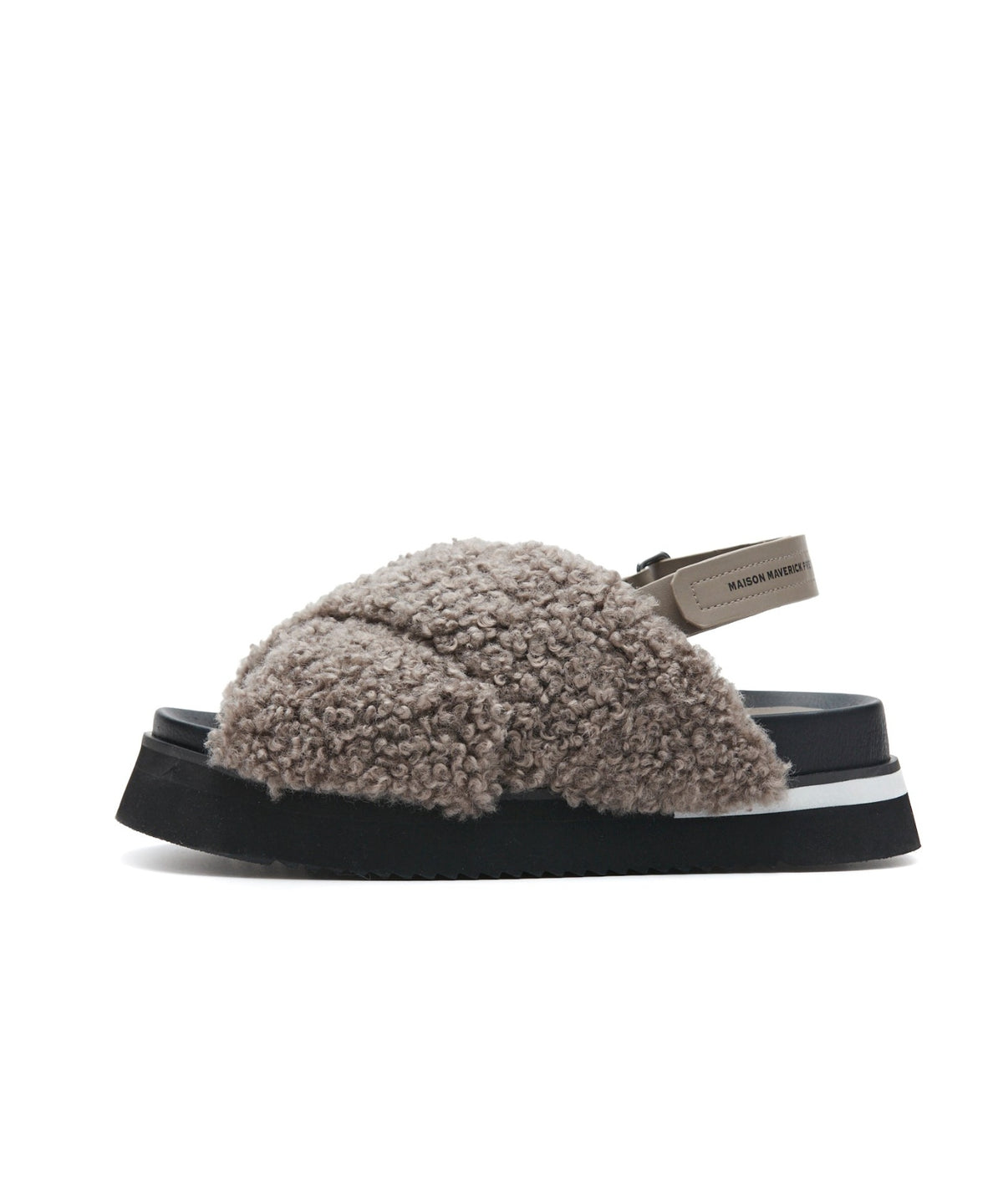 Chunky Sole Boa Sandals