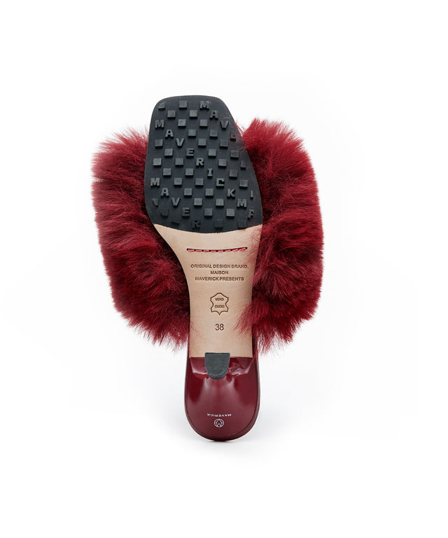 Slip-On Fur Mules