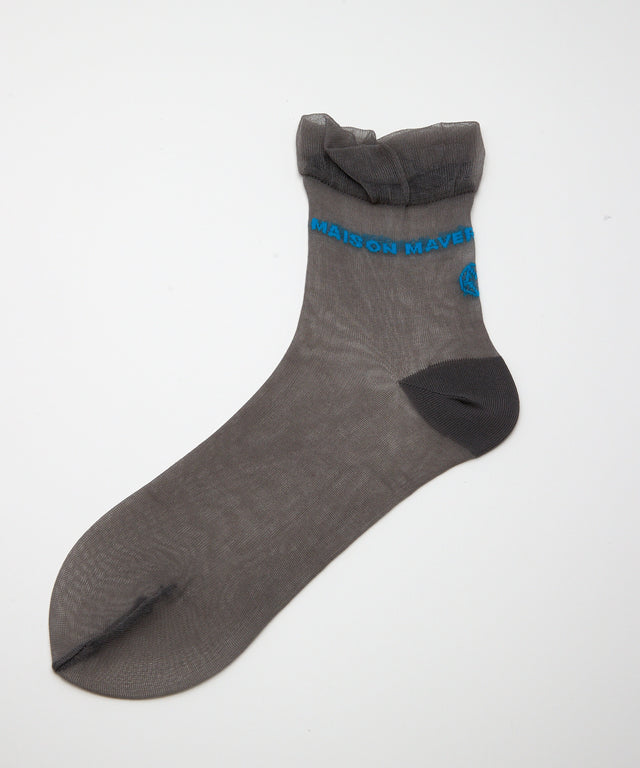 MAVERICK Logo Tulle Socks