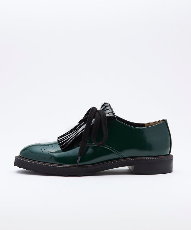 Tassel Lace-Up Oxford Shoes