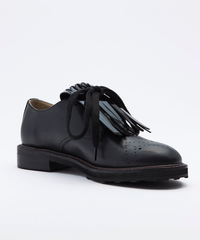 Tassel Lace-Up Oxford Shoes