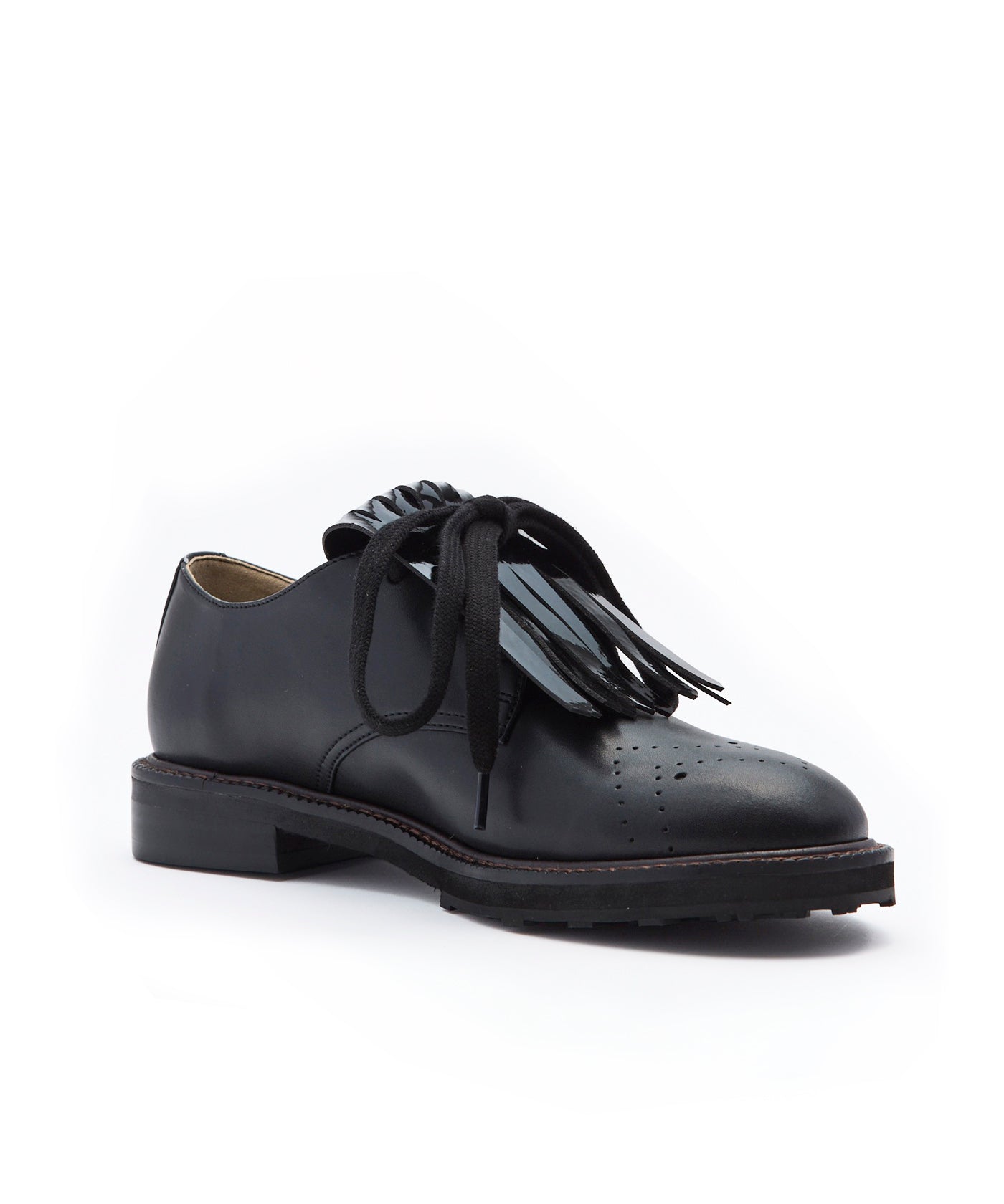 Tassel Lace-Up Oxford Shoes