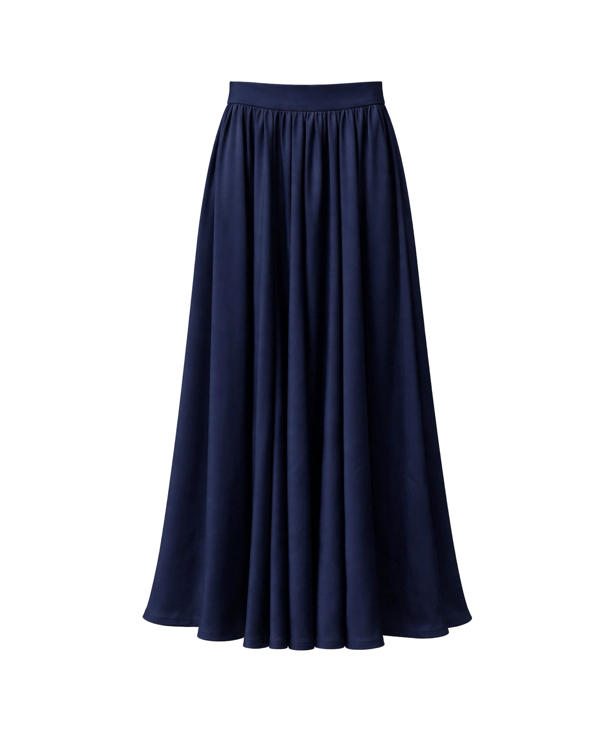 Draped Midi Skirt