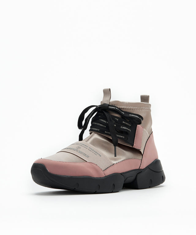 Futuristic High-Cut Sneakers