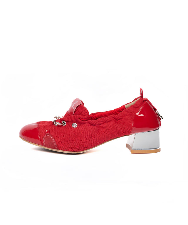 Punk Ballet Slip-On Heels
