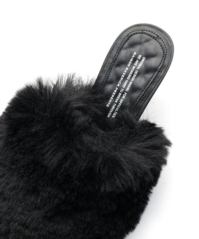 Slip-On Fur Mules