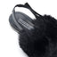Pointed-Toe Fur Slingback Pumps