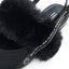 Pointed-Toe Fur Slingback Pumps