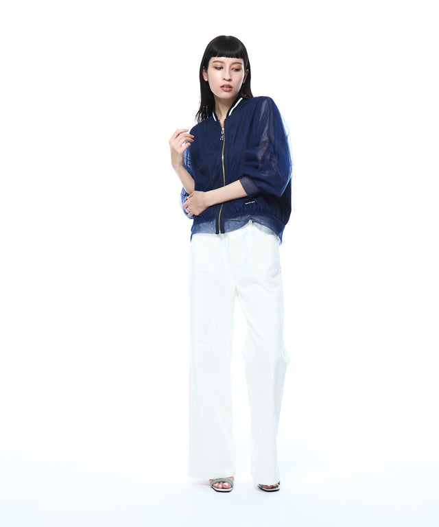 Tulle Layered Blouson