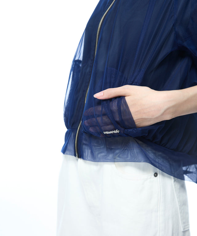 Tulle Layered Blouson