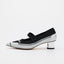 Pointed-Toe Metal Heel