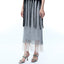 Mesh Sequins Knit Skirt