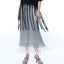 Mesh Sequins Knit Skirt