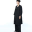 Chambray vintage crushed taffeta coat