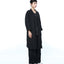 Chambray vintage crushed taffeta coat