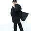 Chambray vintage crushed taffeta coat
