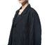 Chambray vintage crushed taffeta coat