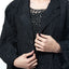 Chambray vintage crushed taffeta coat