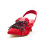 Knit Lace-Up Sneaker Heels