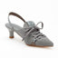 Knit Lace-Up Sneaker Heels