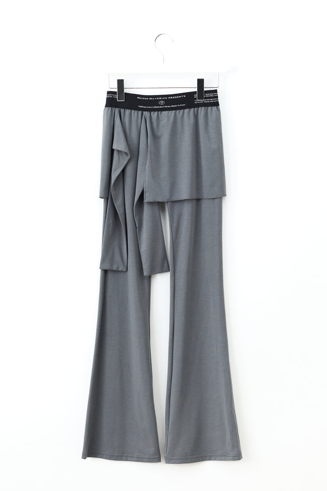 Layered Skirt Pants