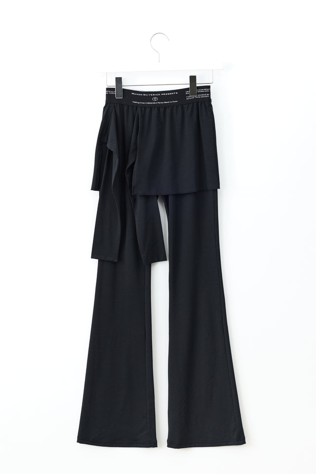 Layered Skirt Pants