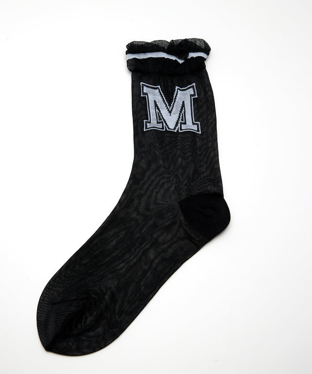 MAVERICK Varsity Logo Tulle Socks