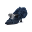 Furry Heel Pumps