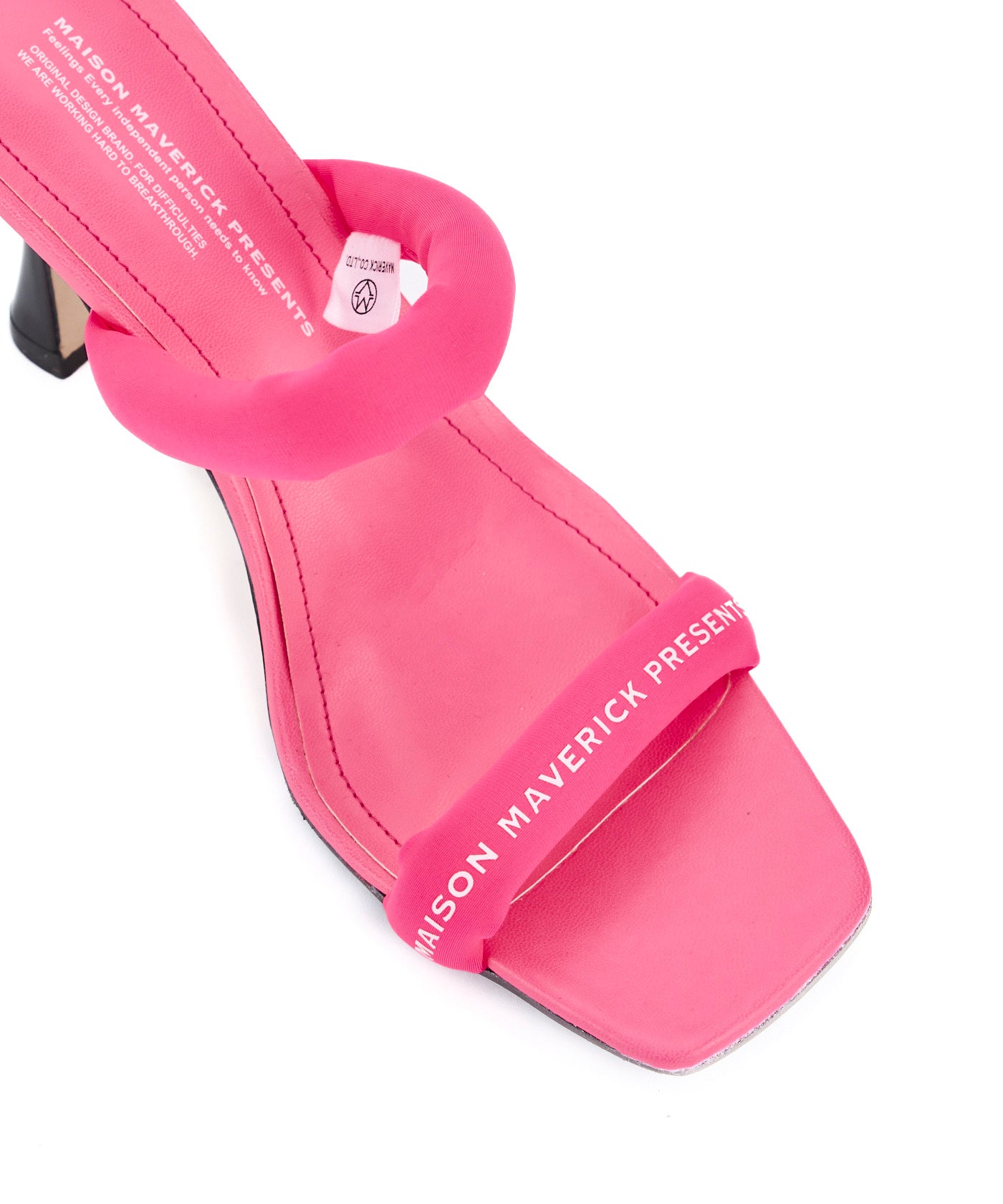 【PINKELEPHANT】Mongle Cross レディースサンダル Miss Z Mule - 100 mm Mules - Pearlescent patent calf leather