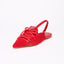 Lace-Up Slingback Flats